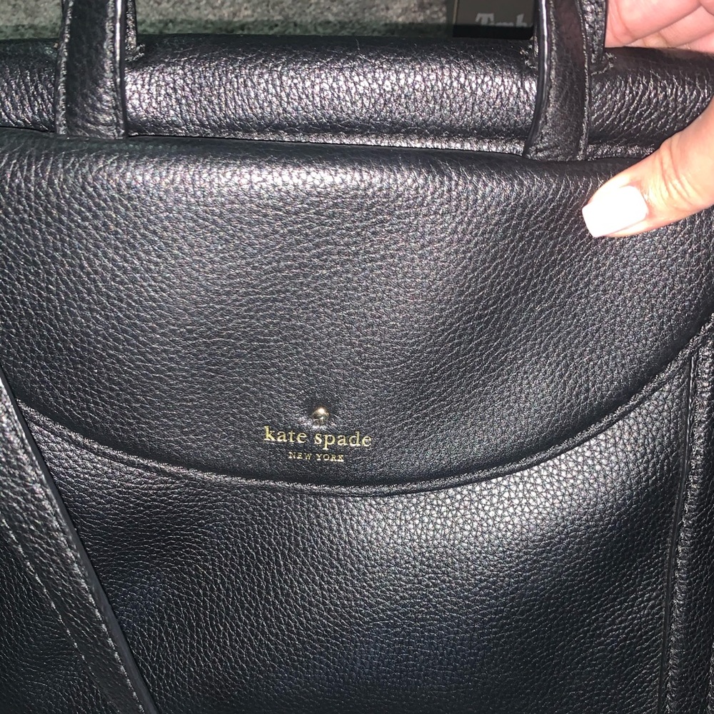 Black Kate Spade purse with matching wallet